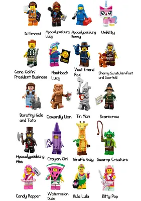 £3.95 • Buy Lego Movie 2 Minifigures Series 71023 Select Your Mini Figure ---->